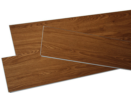 Hoja de madera retra del vinilo del PVC de la mirada, suelo cómodo del tablón del PVC del tacto