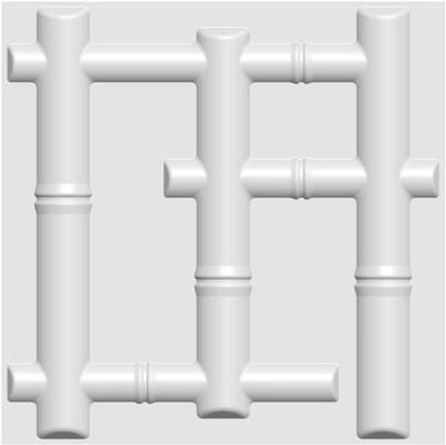 Los paneles de pared blancos autos-adhesivo 3D, material moderno del PVC de los paneles de pared 3D