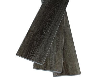 Suelo de lujo de la teja del vinilo de la capa ULTRAVIOLETA doble, suelo del tablón del vinilo del sistema del tecleo que entrelaza