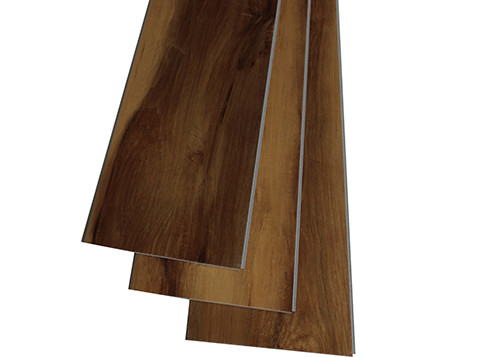 Suelo de madera grabado en relieve profundo del vinilo del grano, suelo anti del tablón del vinilo del proceso estadístico del fuego