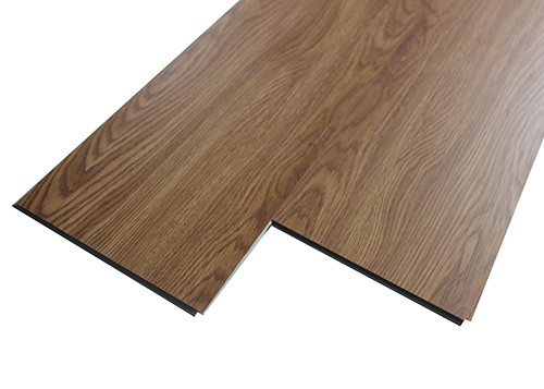 Textura de madera del tecleo del proceso estadístico del vinilo del suelo trasero seco rígido del tablón con espuma de IXPE